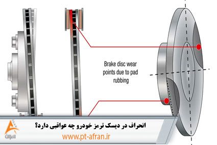 انحراف دیسک ترمز